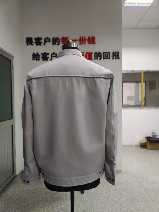 上海绿泽生物科技长袖工作服定制款式