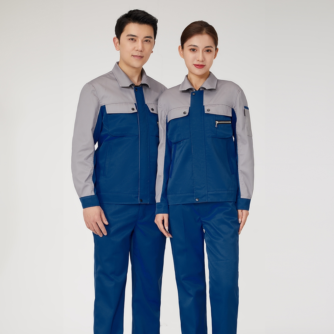 凉爽透气现代公司半袖工服